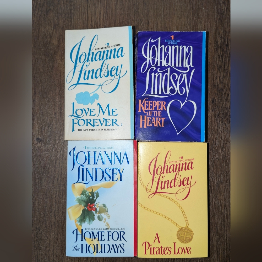 Lot Of 4 Johanna Lindsay Paperback Romance Book Titles In Description